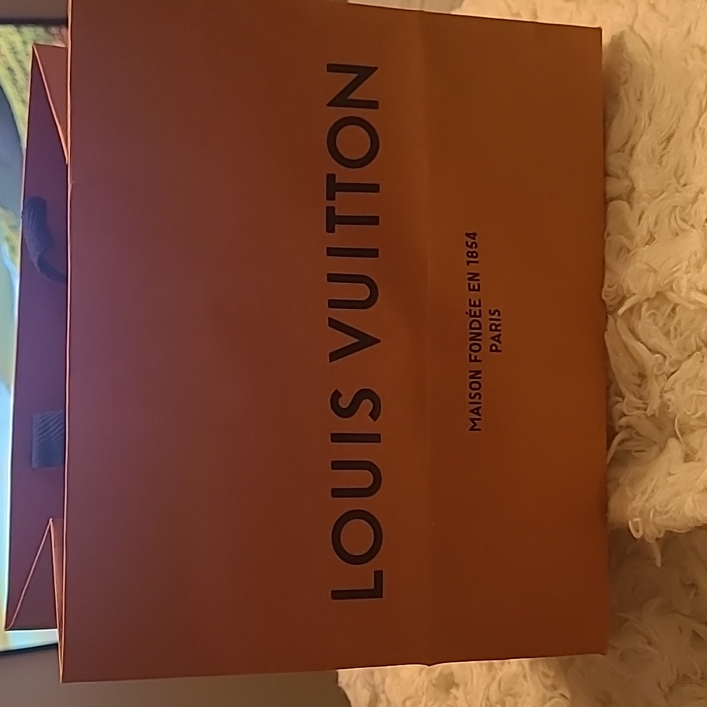 Authentic Louis Vuitton shopping bag Empty
